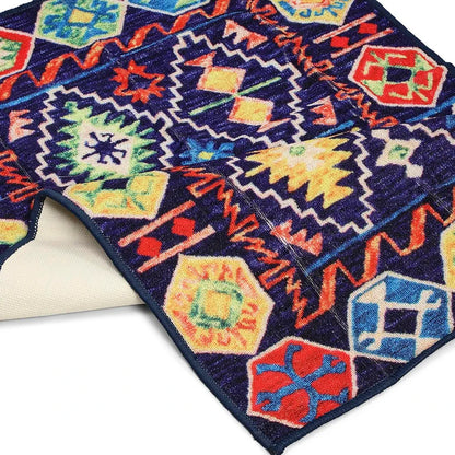 Status Contract Multi Printed Vintage Persian Carpet Rug Runner with Anti Slip Backing