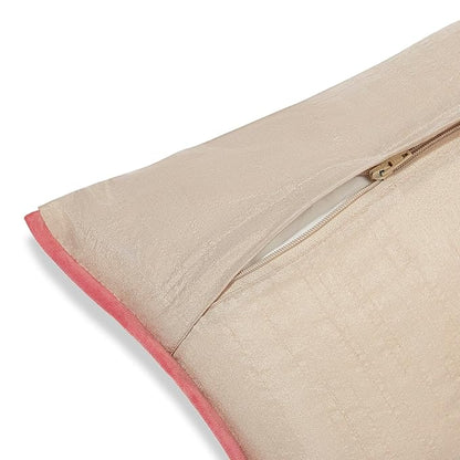 Haus & kinder Cotton Decorative Embroidered Cushion Cover | Colour Birds On Branch