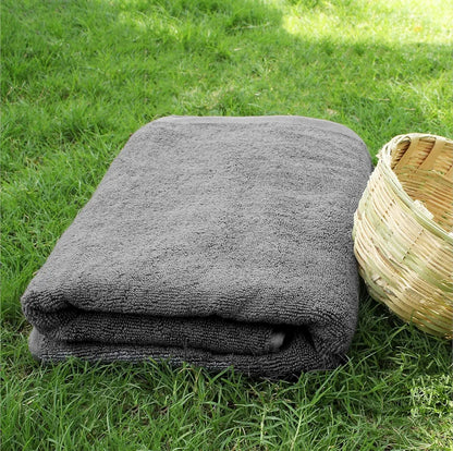 Heelium Bamboo Bath Towel Ultra Absorbent 3x Softer Than Cotton Towels