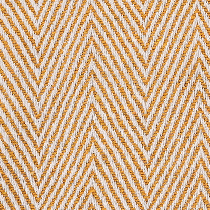 Sashaa World Cotton Striped Chevron Throw Blanket Colour Yellow
