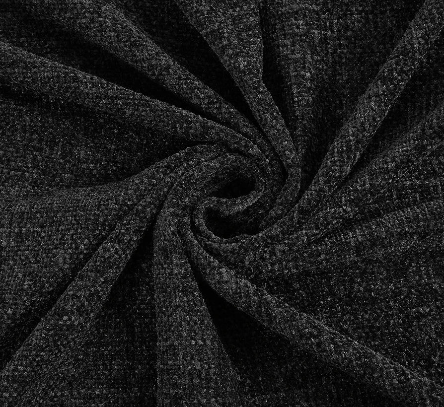 Sashaa World Soft Chenille Throw Colour Charcoal