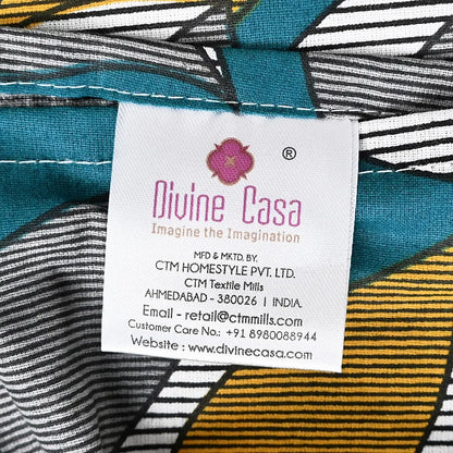 Divine Casa 144 TC 100% Cotton Bedsheet for Double Bed with 2 Pillow Cover Colour Rustic Brown