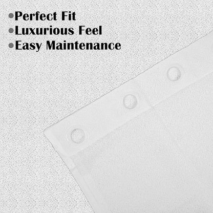 Kuber Industries Stylish Door Curtains for Living Room & Bedroom Web Net White Colour
