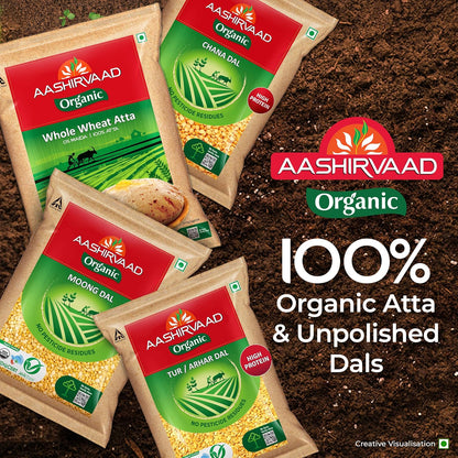 Aashirvaad Organic Moong Dal - 1 kg