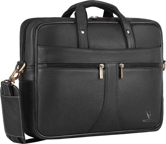 WildHorn Leather Laptop Messenger Bag for Men