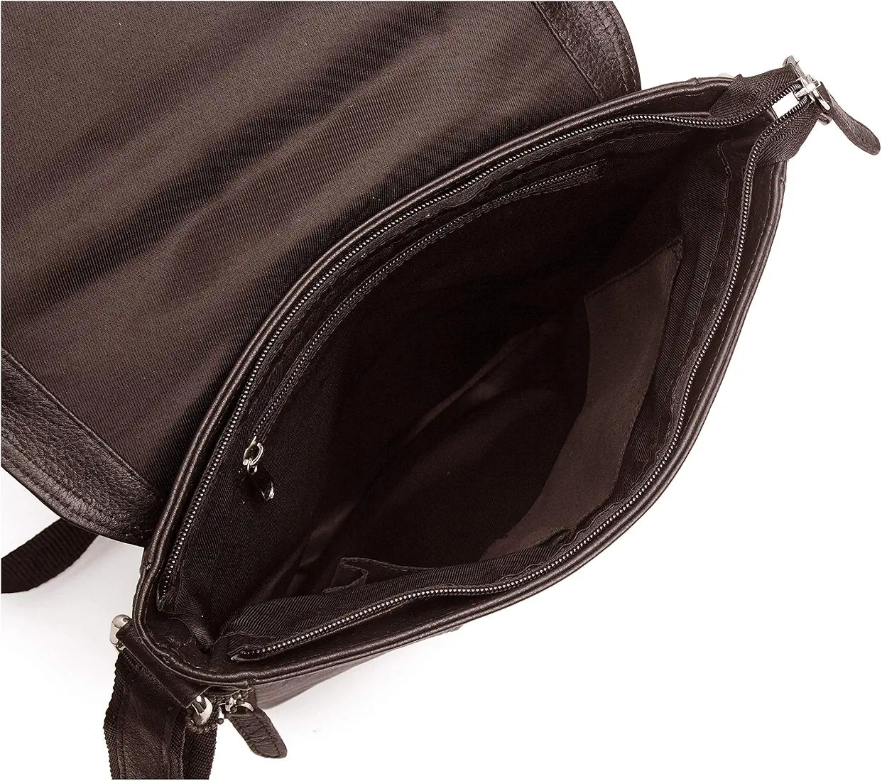 WildHorn Leather 11 inch Sling Messenger Bag for Men I Multipurpose Crossbody Bag I Travel Bag with Adjustable Strap 