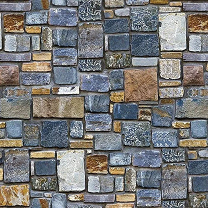 Jaamso Royals Brick Stone Wall Papers for Home Design 5