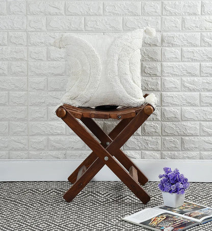 Homadorn Luxury Cotton Handmade Decorative Boho Throw Tufted Pillow Covers White