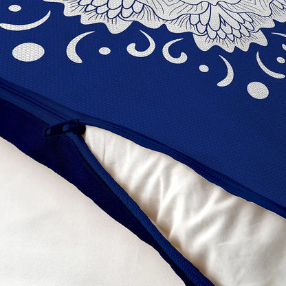 Aerohaven Set of 5 Turkish Designer Decorative Throw Pillow/Cushion Covers Colour Blue