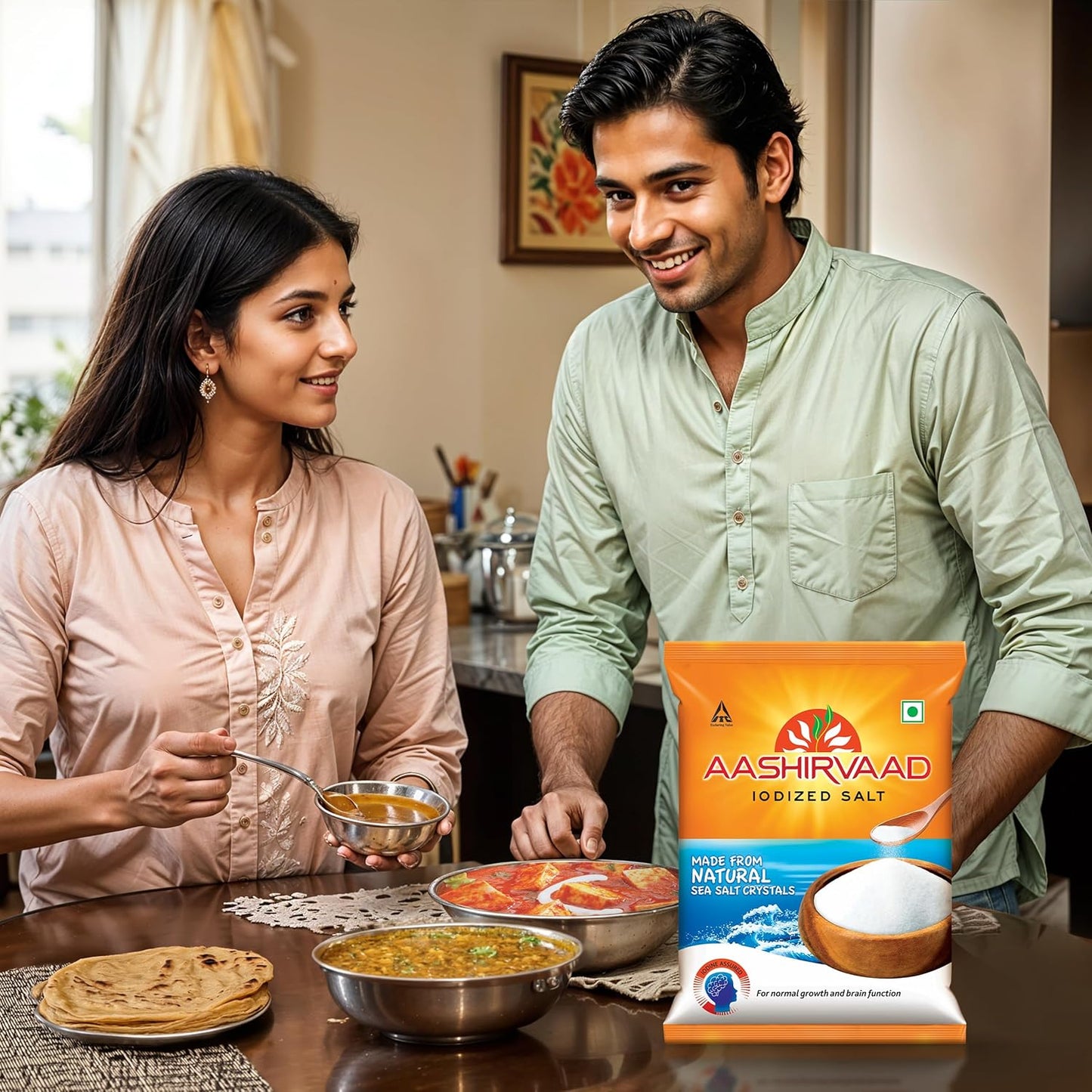 Aashirvaad Advantage Salt - 1 kg
