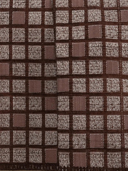 Saral Home Chenille 2 Seater Reversible Sofa Cover Throw Colour Brown