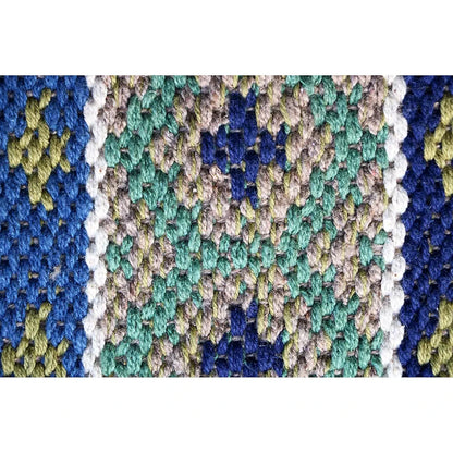 The Home Talk Handmade Cotton Tribal Carpets Area Rugs for Bedroom Multicolor Beige