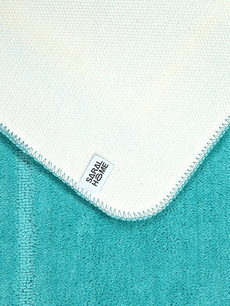 Saral Home Good Morning Mat Soft Anti-Skid Colour Mint