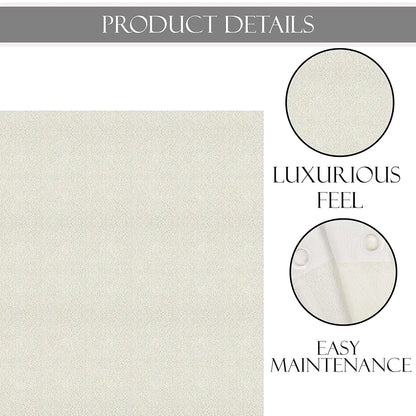 Kuber Industries Stylish Window Curtains for Living Room & Bedroom Web Net Cream