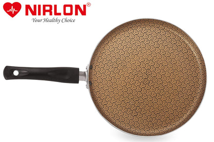 Nirlon Majesty Dishwasher Safe Aluminum Non Stick Flat Dosa Tawa 26cm
