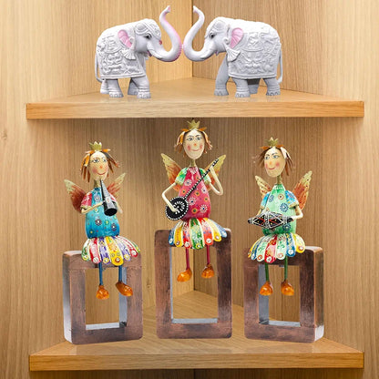 Kraftskala Angel Musician Statues – Set of 3