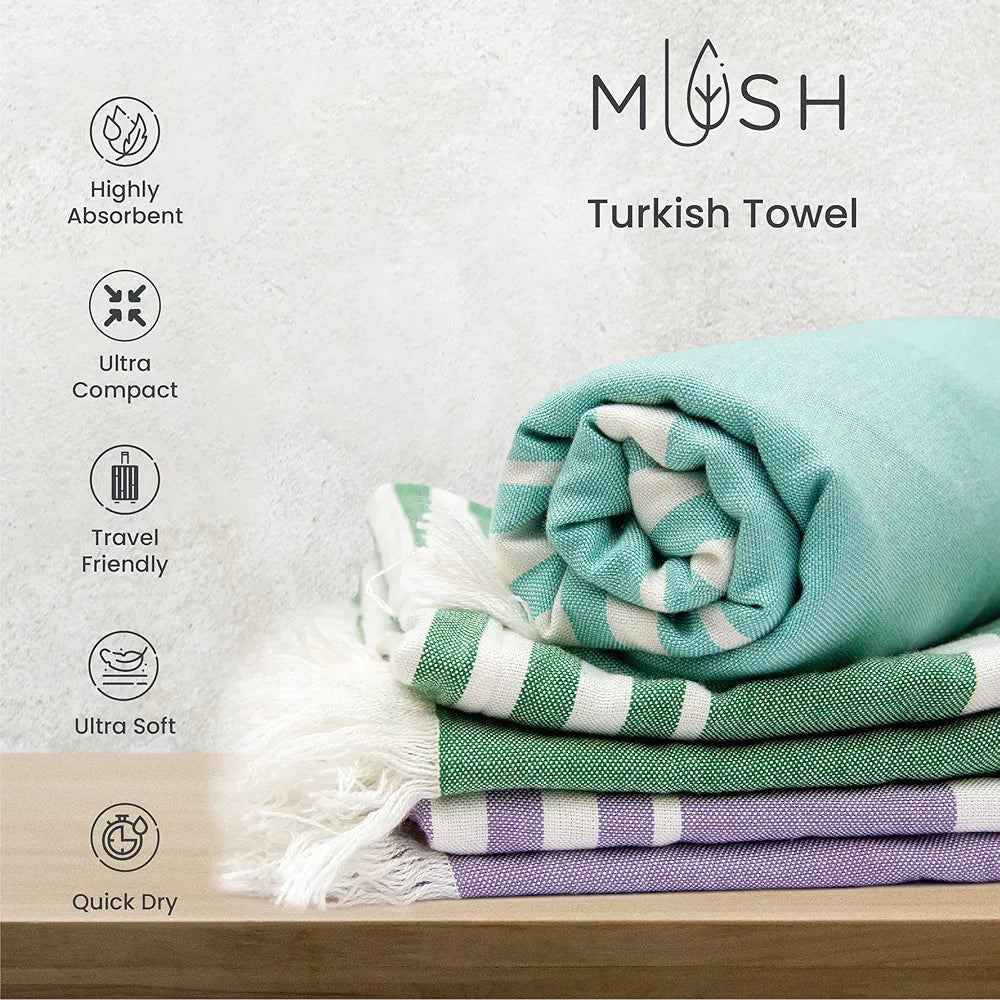 Mush Rayon Derived From Bamboo Large Bath Towel Ultra Soft Absorbent Light Weight