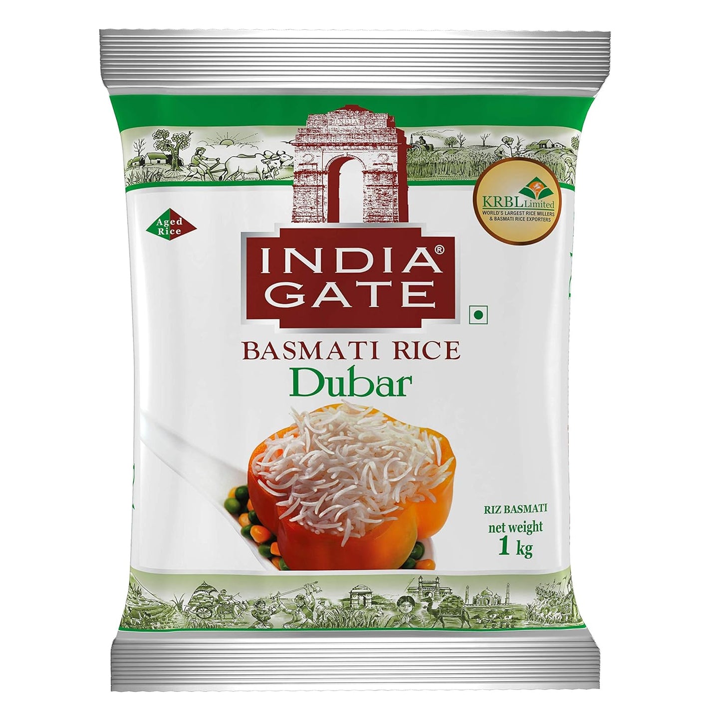 India Gate Basmati Rice Dubar - 1000 gms