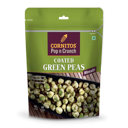 Cornitos Coated Green Peas Wasabi - 150 Gms
