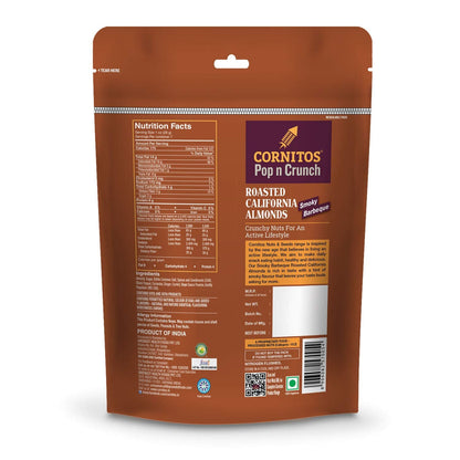Cornitos Roasted Almonds Smoky Barbeque - 200gms