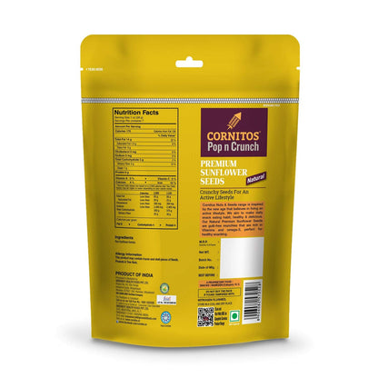 Cornitos Sunflower Seeds Natural - 200g Each (Pack of 2)
