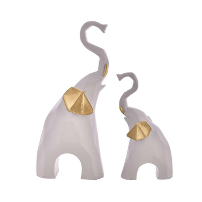 Elephant Family Statue