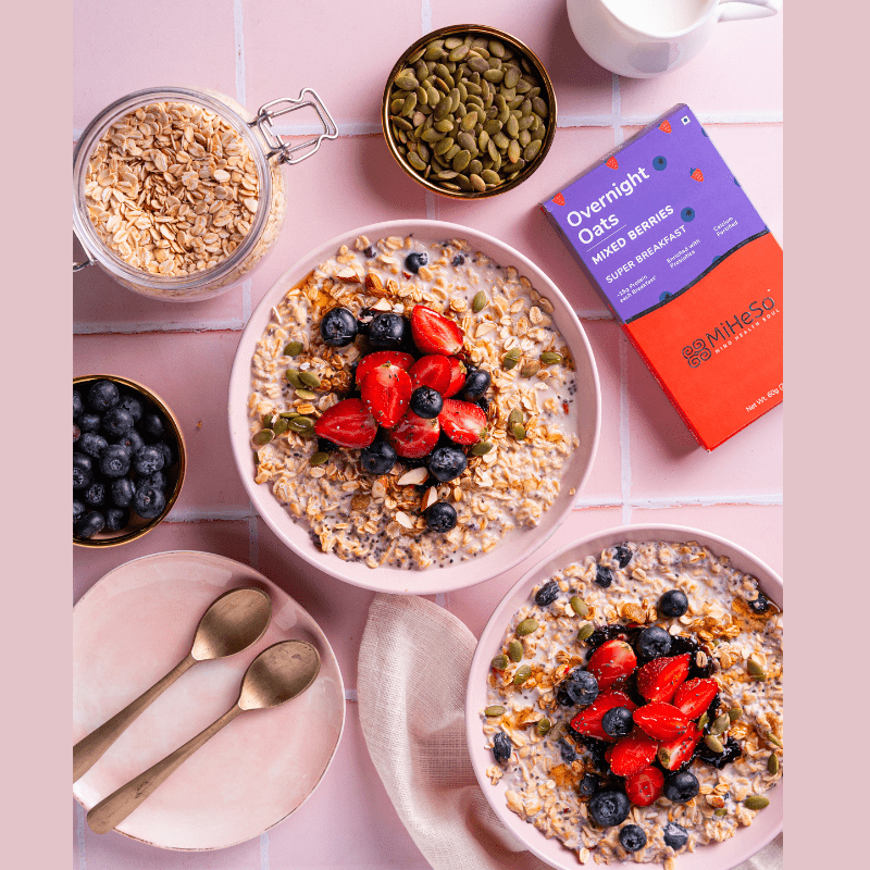 Overnight Oats -  Mixed Berries - Sampler