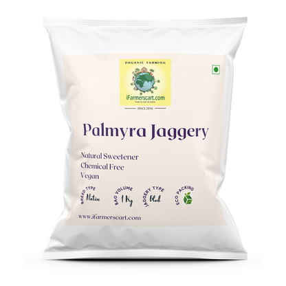iFarmerscart Nature's Bounty Authentic Palmyra Jaggery Block - 1 kg