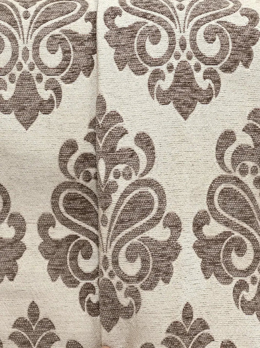 Saral Home Soft Synthetic Chenille Reversible Decorative Sofa Covers Colour Lt. Brown