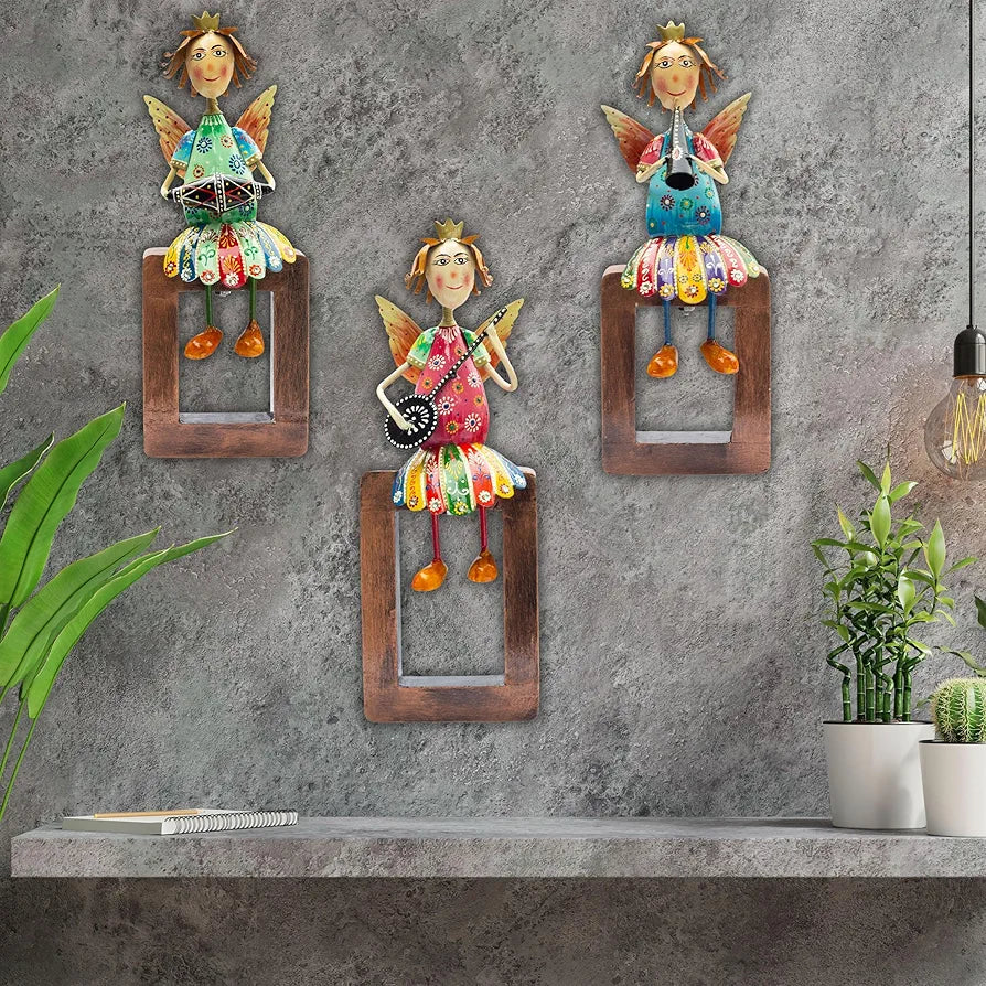 Kraftskala Angel Musician Statues – Set of 3