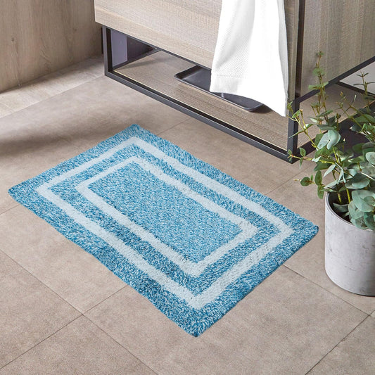 The Home Talk Cotton Morocco Door Mat Water Absorbent Runners Designer Bath Mats