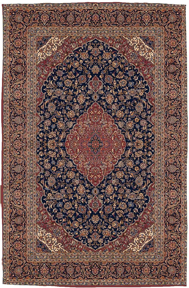 Ishro Home Premium Carpet For Hall, Bedroom, Living Room Pattern Herati
