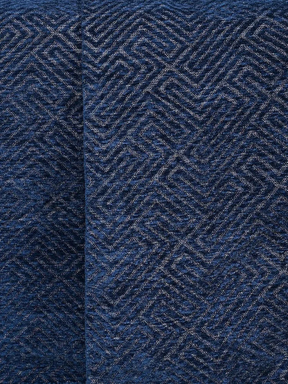 Saral Home Chenille 3 Seater Sofa Cover Throw Colour Blue