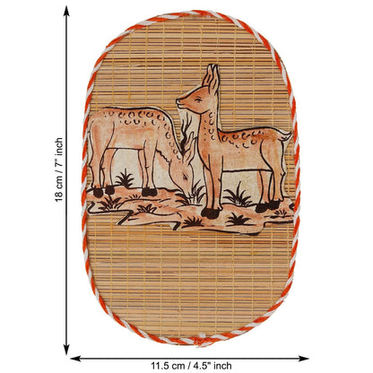 Bamboo Art Dear Painting For Home D?cor | Bamboo Art Gift For Multiple Occasions