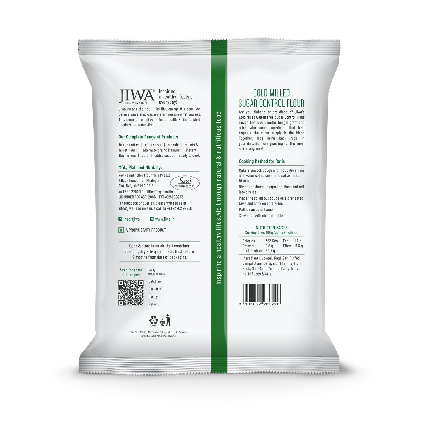 Cold Pressed Sugar Control Flour