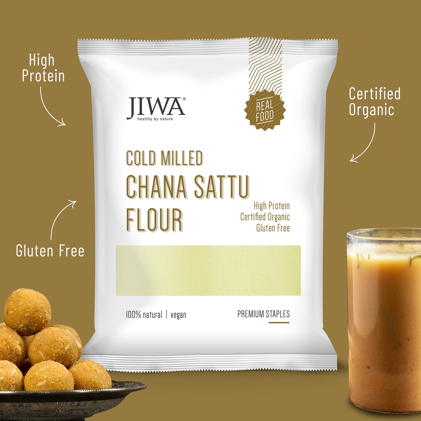 Cold Pressed Chana Sattu Flour