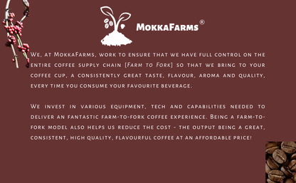 MokkaFarms South Indian Filter Signature Coffee  | 60% Arabica - 40% Robusta Blend | 0% Chicory | Rich, Flavourful & Aromatic |