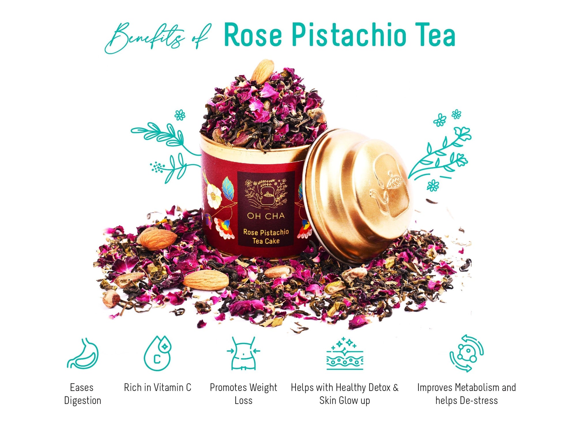 Rose Pistachio Tea