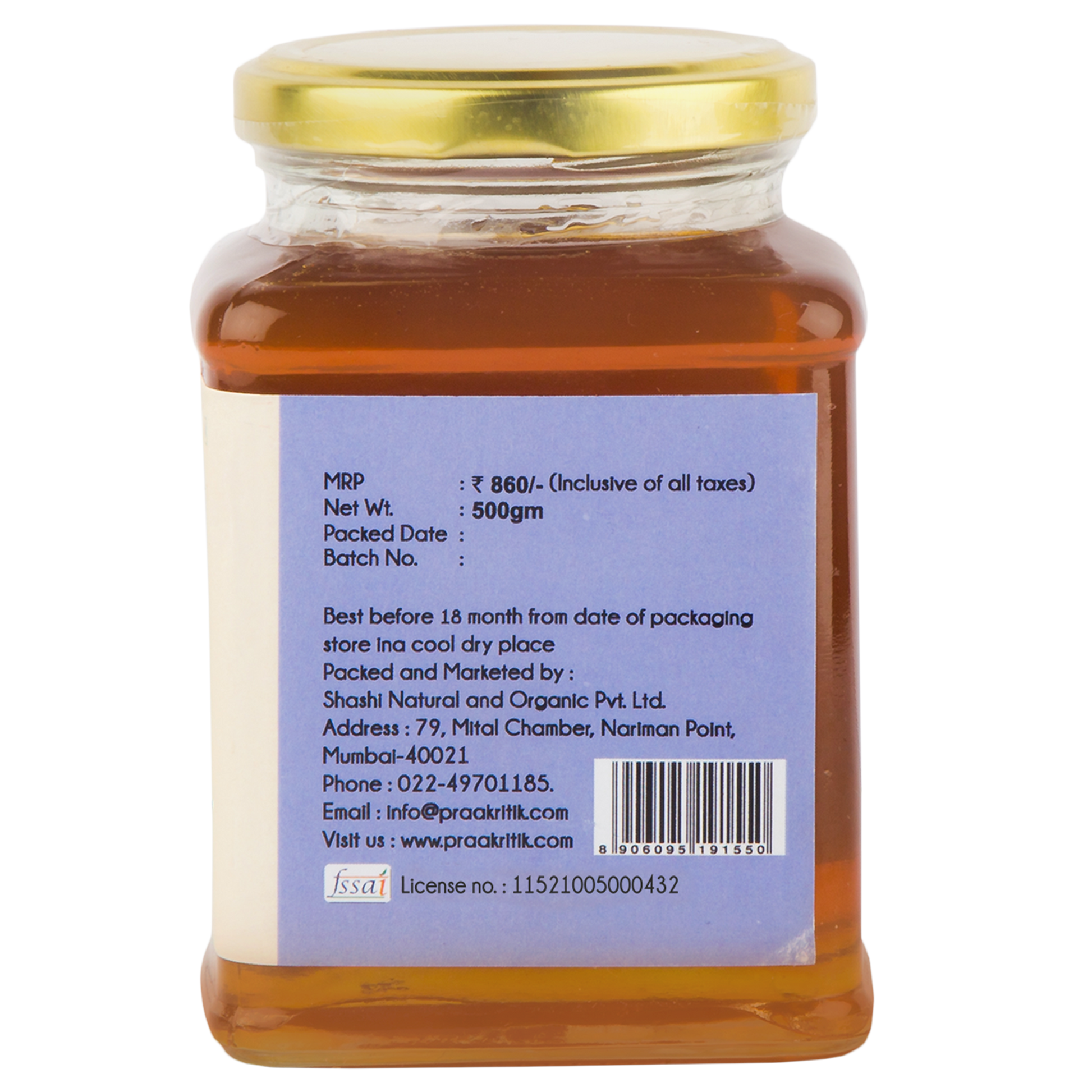 Adivasi Honey -500g - Natural