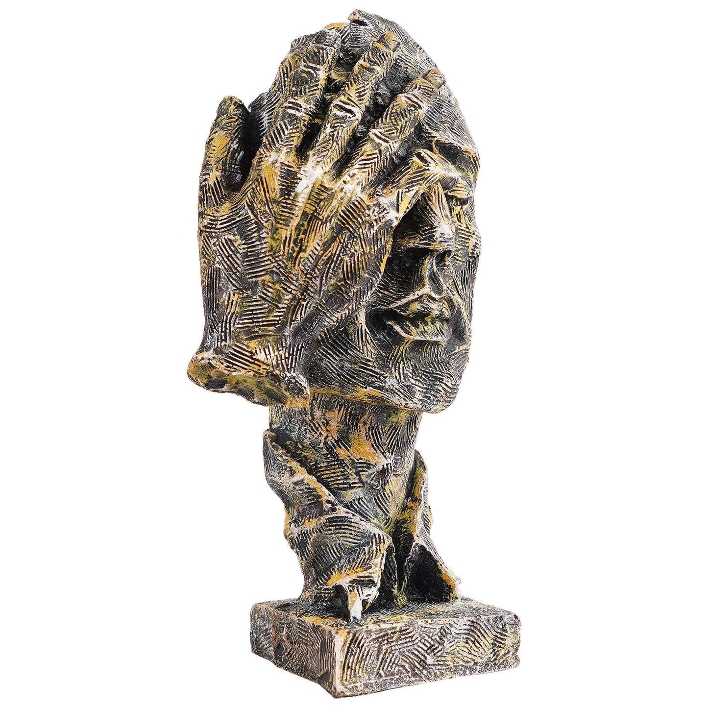 Face Statue for Living Room/Bedroom/Home/Office House, Big Size murti Antique Idol Abstract Art Decor showpiece Good for Gifts an Any Occasion Anniversary