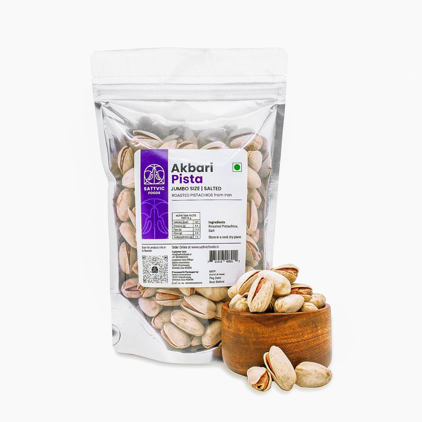 Akbari Pistas | Roasted and Salted | Jumbo size
