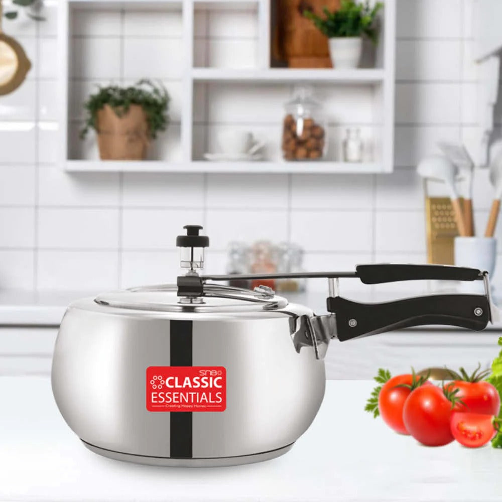 Classic Essentials Alpha Concave Aluminium Inner Lid Induction Pressure Cooker 3L
