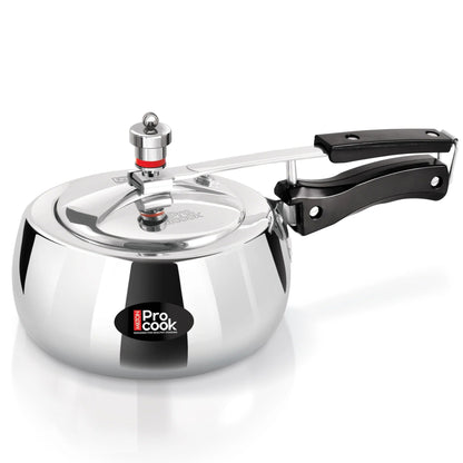 Milton ProCook Inner Lid Non-Induction Pressure Cooker Aluminium - 2L