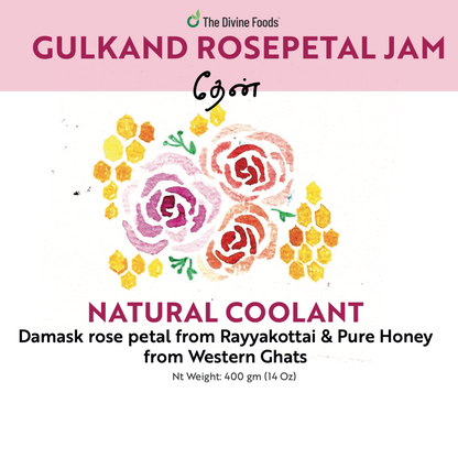 Pure Gulkand Honey Single Origin Unblended Natural Honey