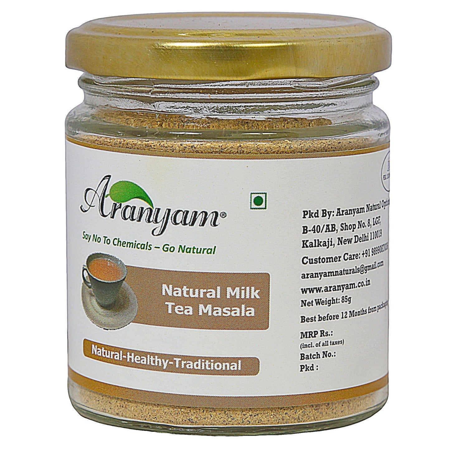 Aranyam Milk/Tea Masala - 85gms