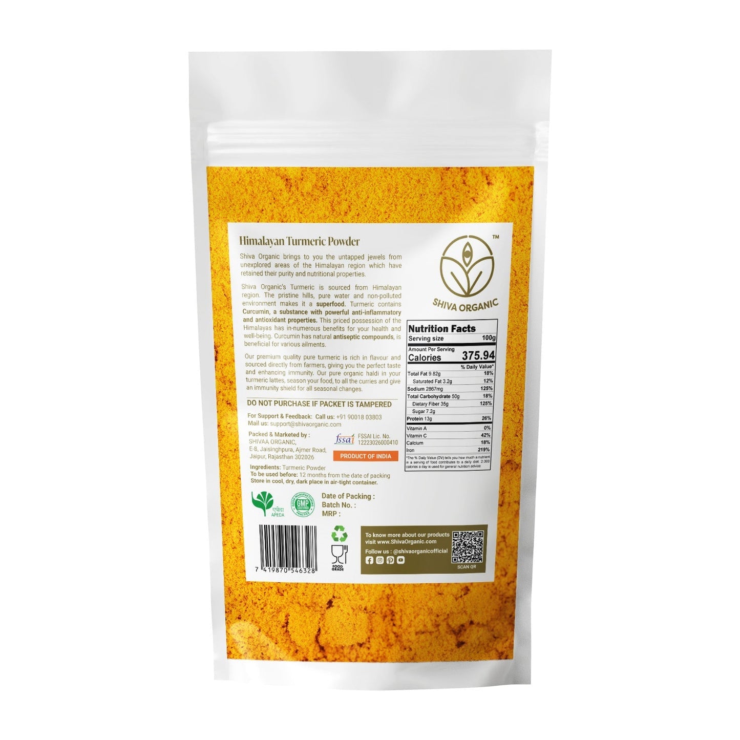 Himalayan Turmeric Powder  I Pahadi Haldi