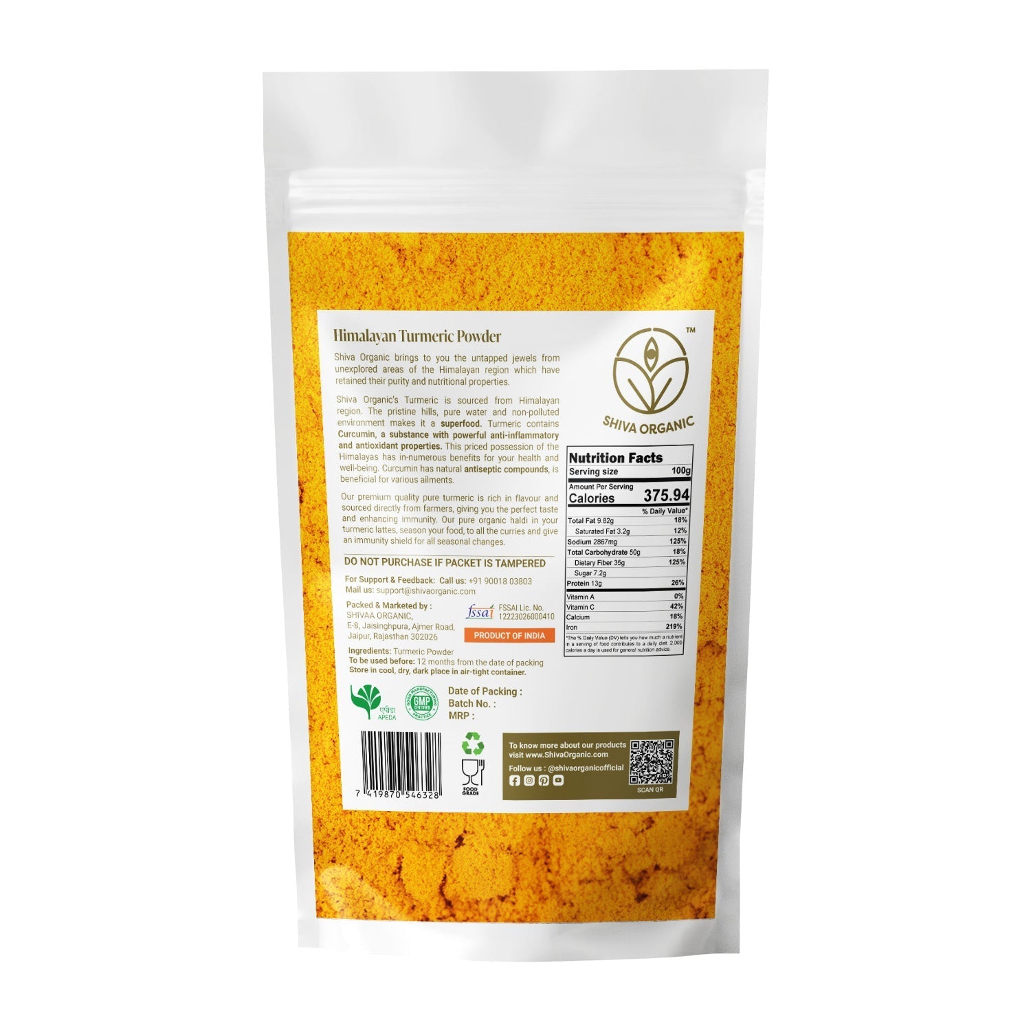 Himalayan Turmeric Powder  I Pahadi Haldi