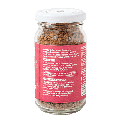 Strawberry Cheesecake 100% Arabica Instant Coffee 100g