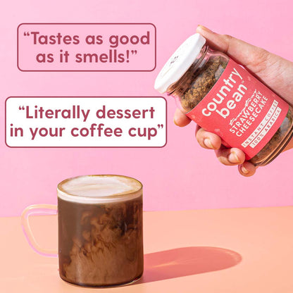 Strawberry Cheesecake 100% Arabica Instant Coffee 50g