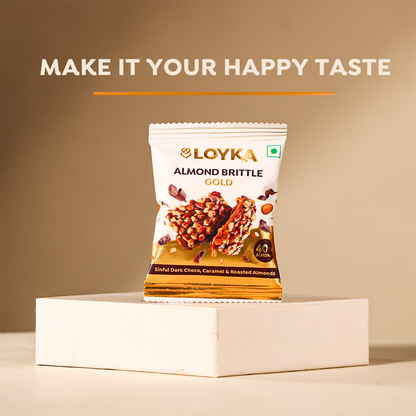 Almond Brittle Gold 28 Pcs Box
